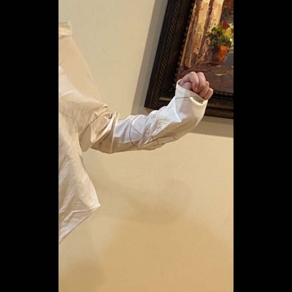 MARNI off white blouse top cotton Italy Sz4-6 - Picture 6 of 16